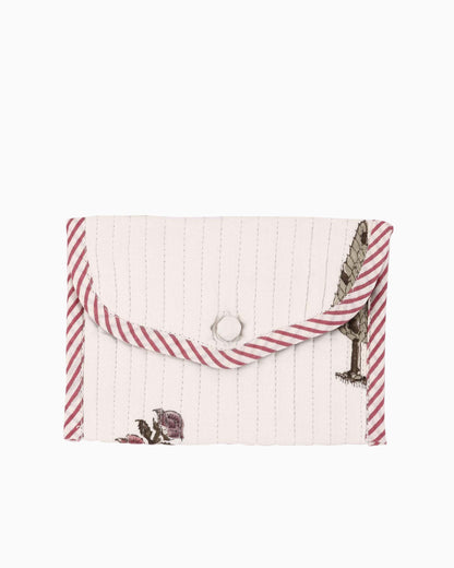 Block Printed Quilted Pouch | Singhvis