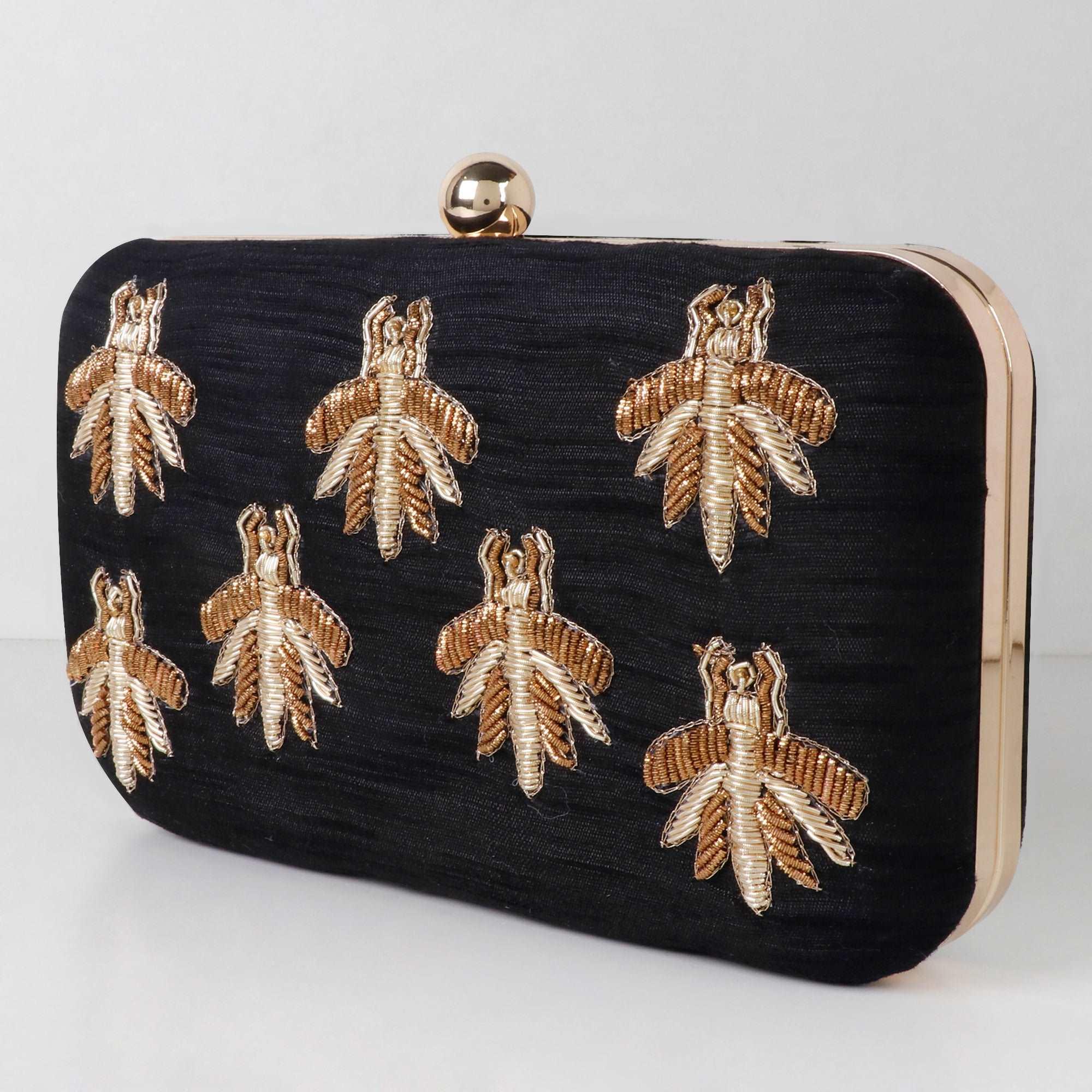 Bumble bee outlet clutch bag