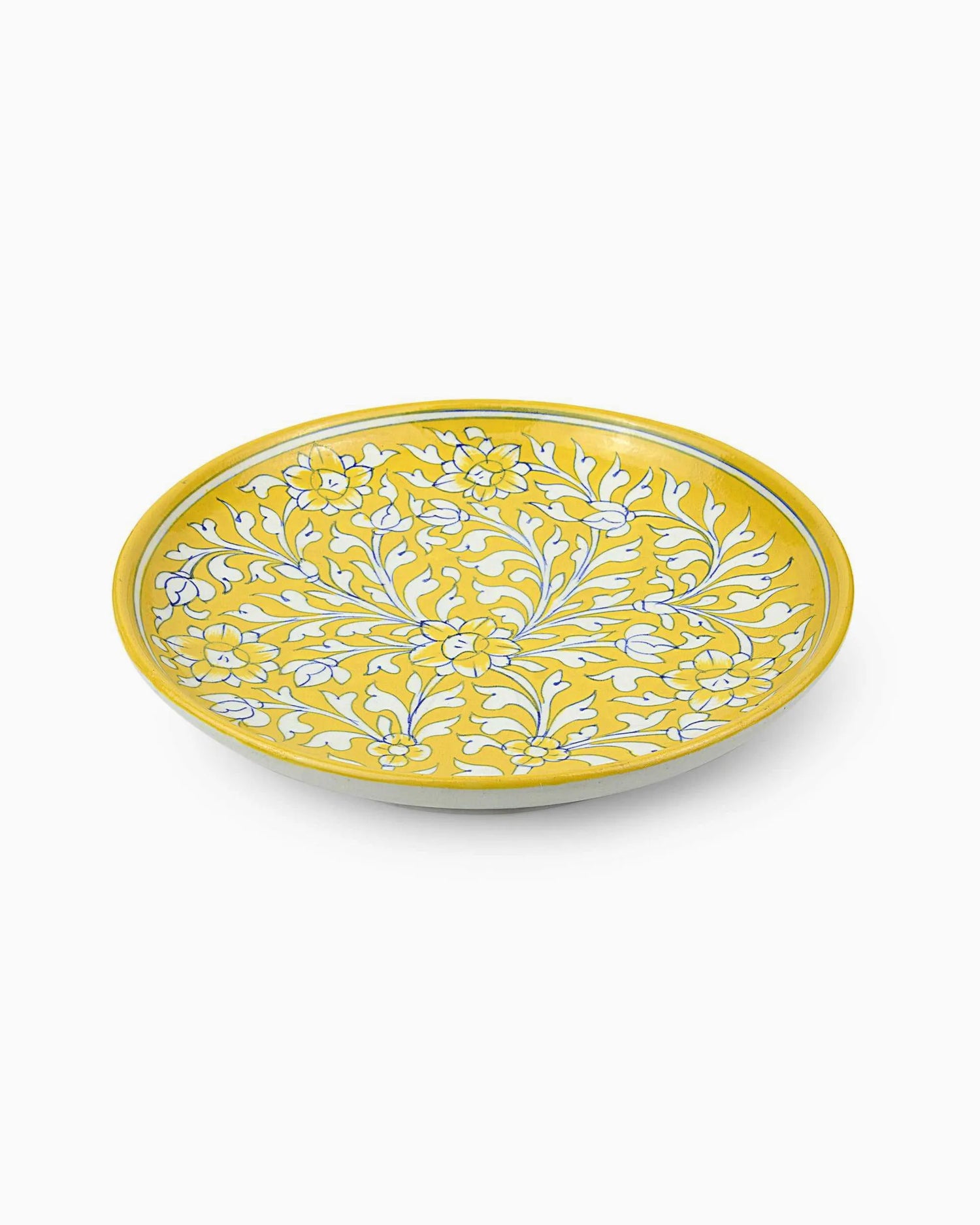 Ceramic Floral Wall Décor Plate