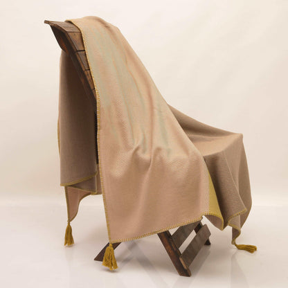 Cotton &amp; Wool Throw | Singhvis