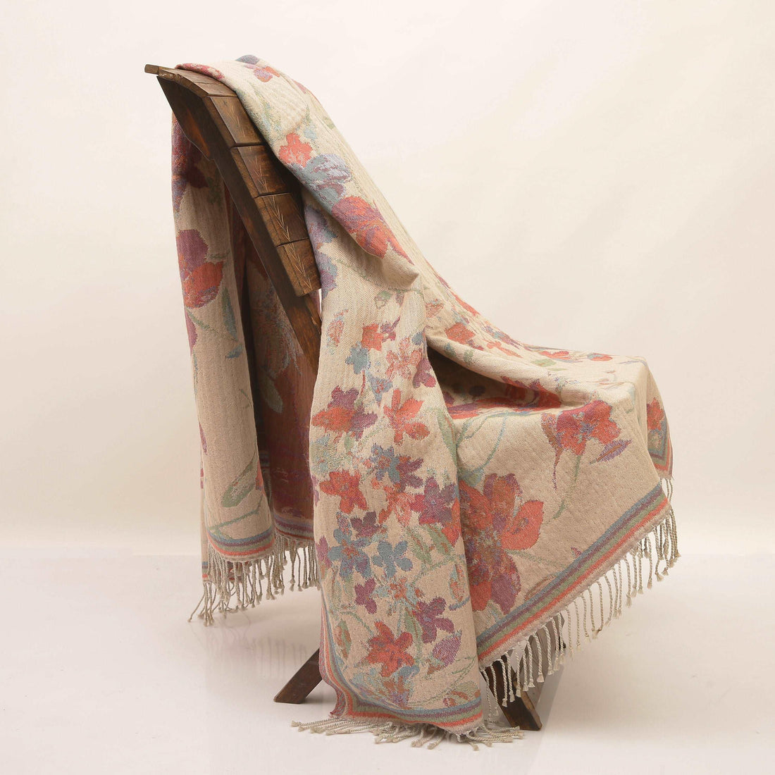 Cotton &amp; Wool Throw | Singhvis