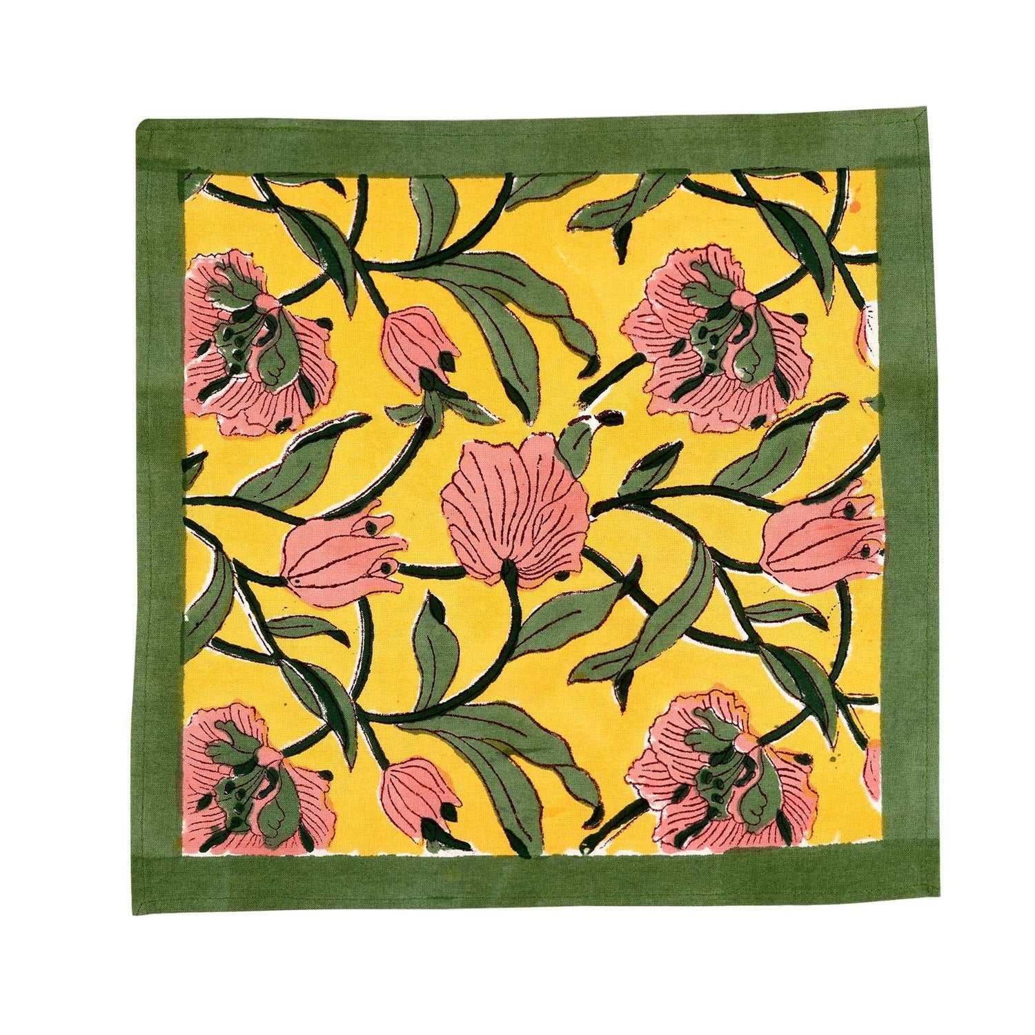 Daylily Placemats &amp; Napkins (Set of 12)