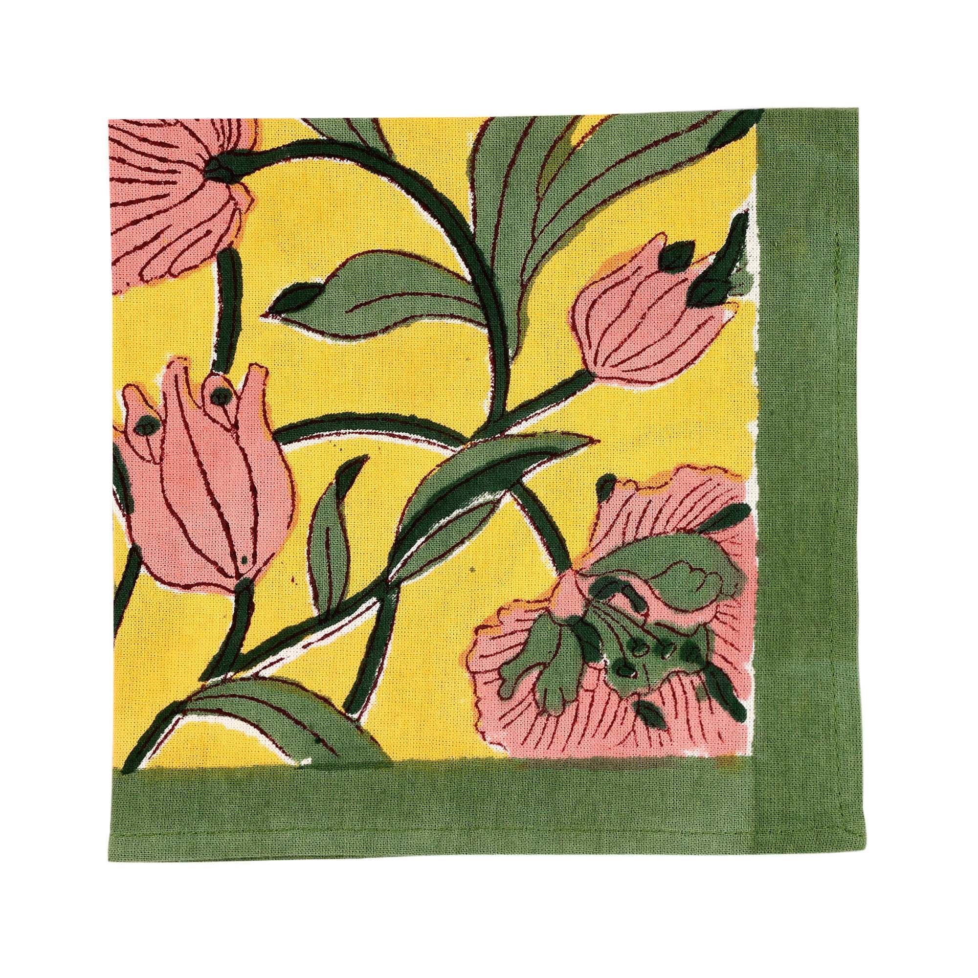 Daylily Placemats &amp; Napkins (Set of 12)