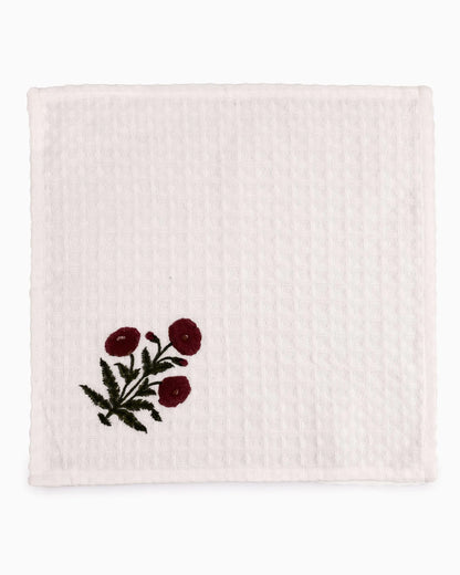 Poppy Face Towel (Set of 4)