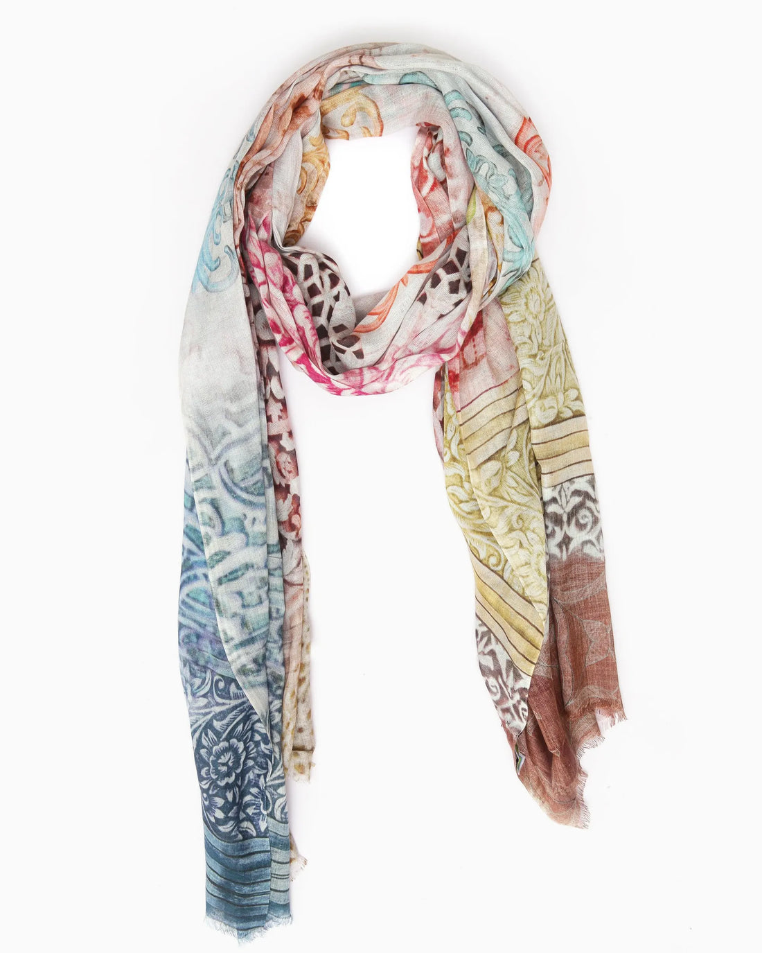 Printed Modal Linen Scarf | Singhvis