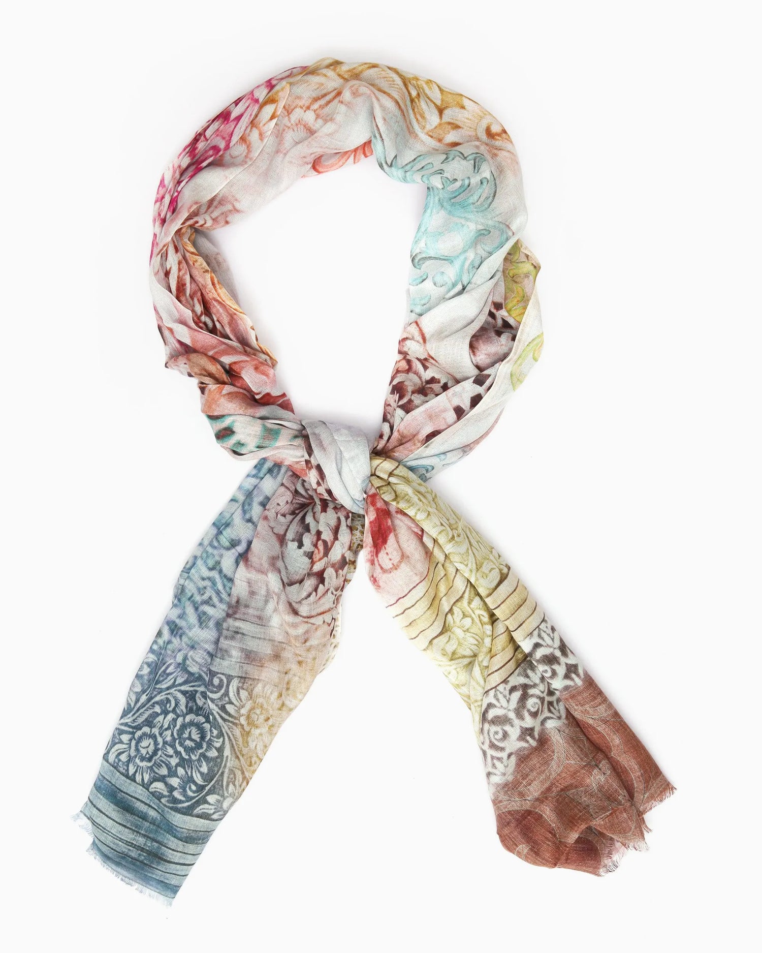 Printed Modal Linen Scarf