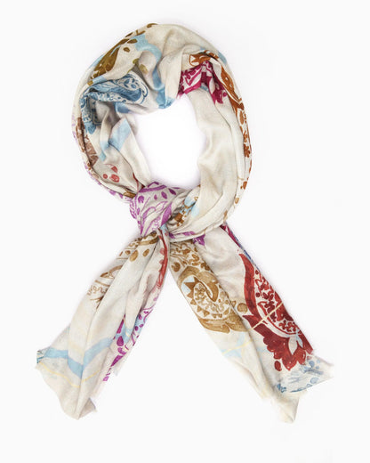 Printed Modal Silk Scarf | Singhvis