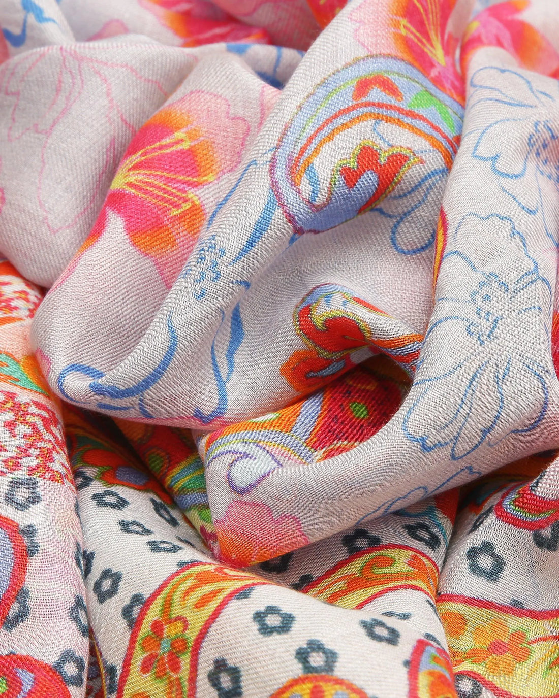 Printed Modal Silk Scarf | Singhvis