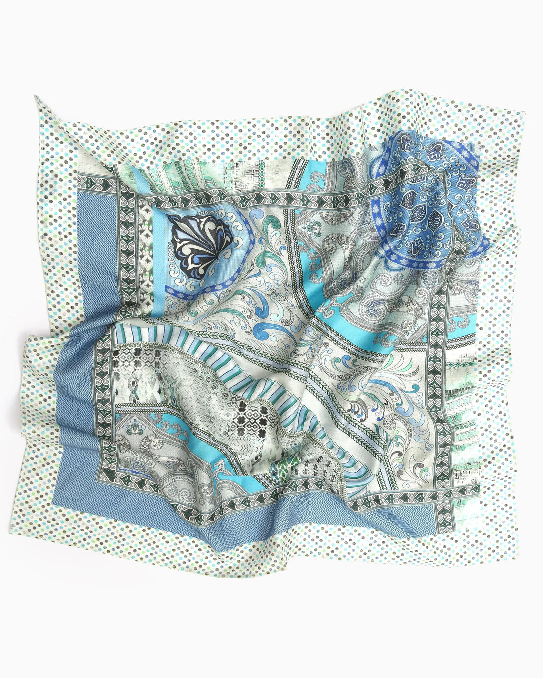 Printed Silk Neck Scarf | Singhvis
