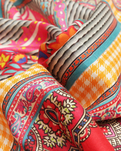 Printed Silk Scarf | Singhvis