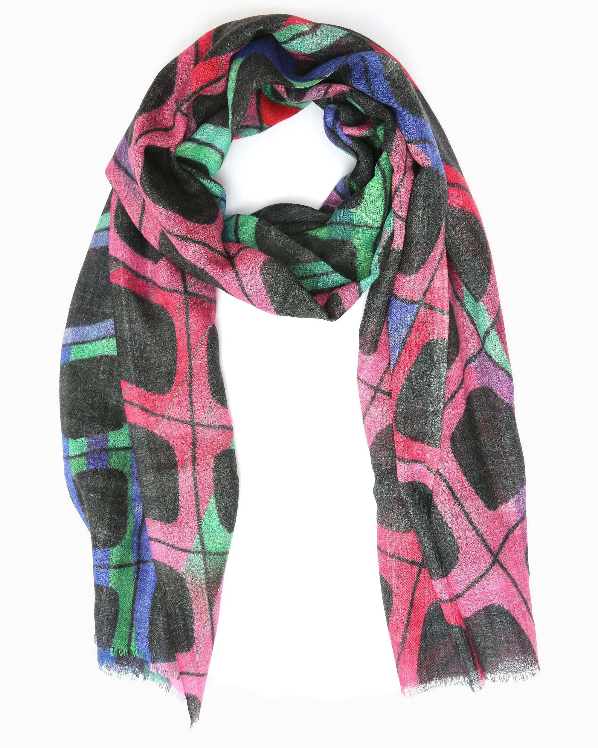 Printed Wool Scarf