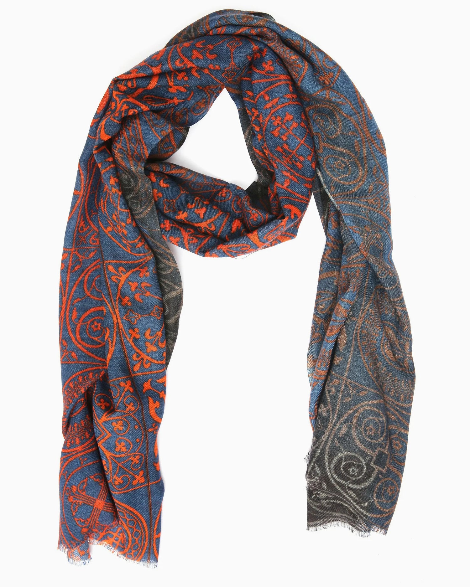Printed Wool Scarf