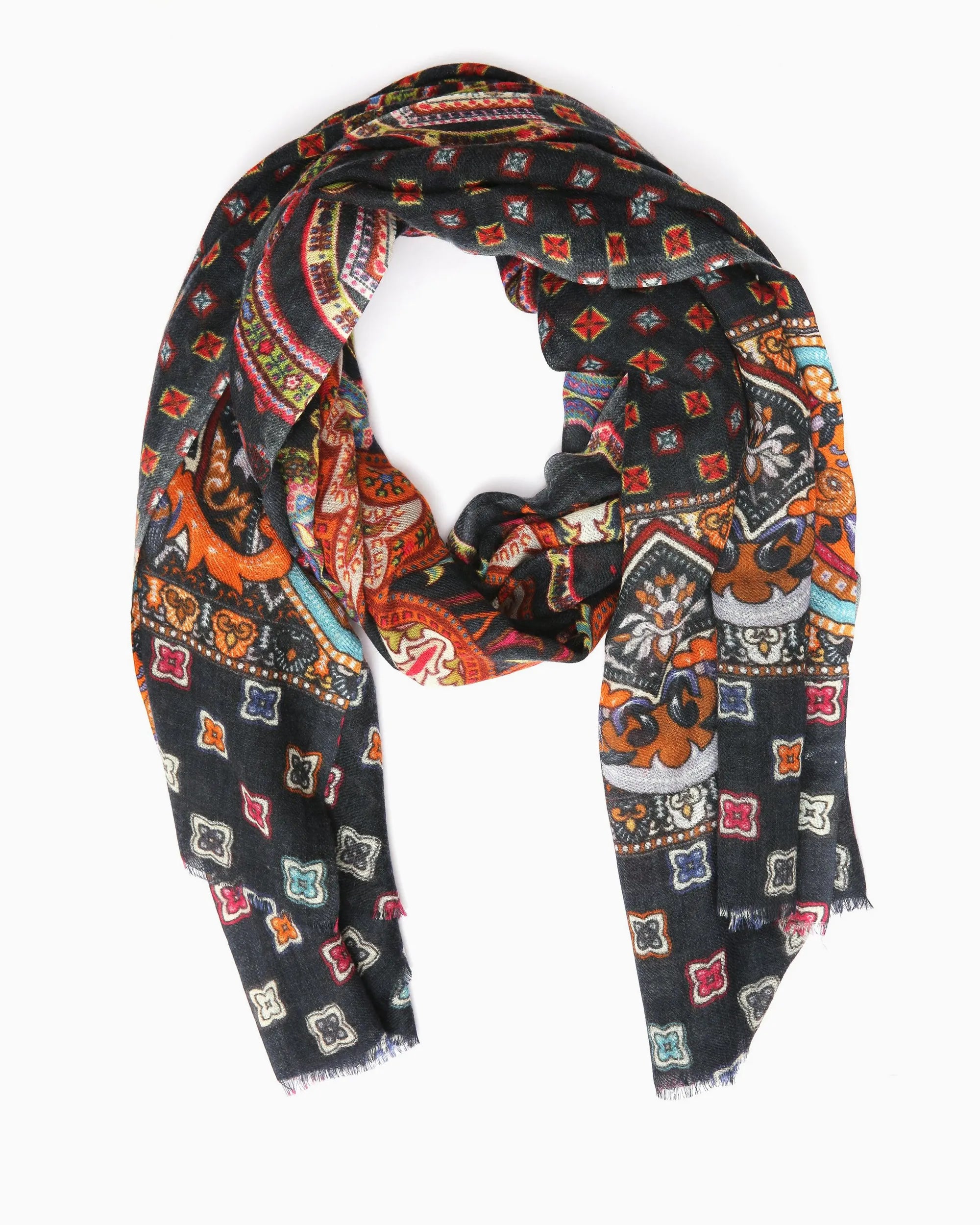 Printed Wool Scarf