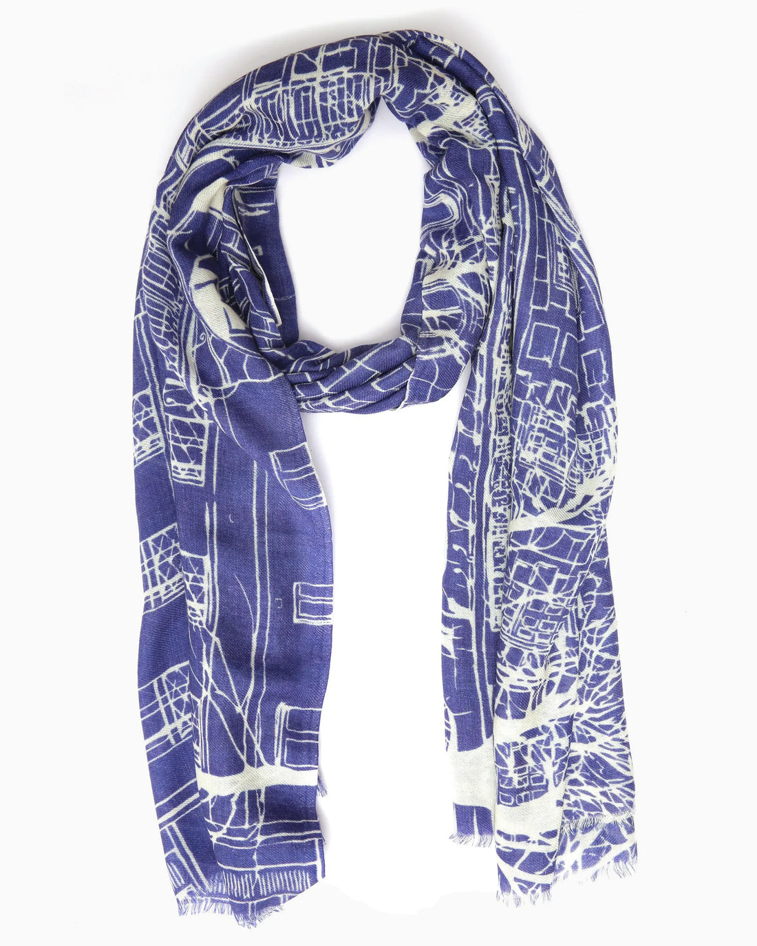 Printed Wool Scarf