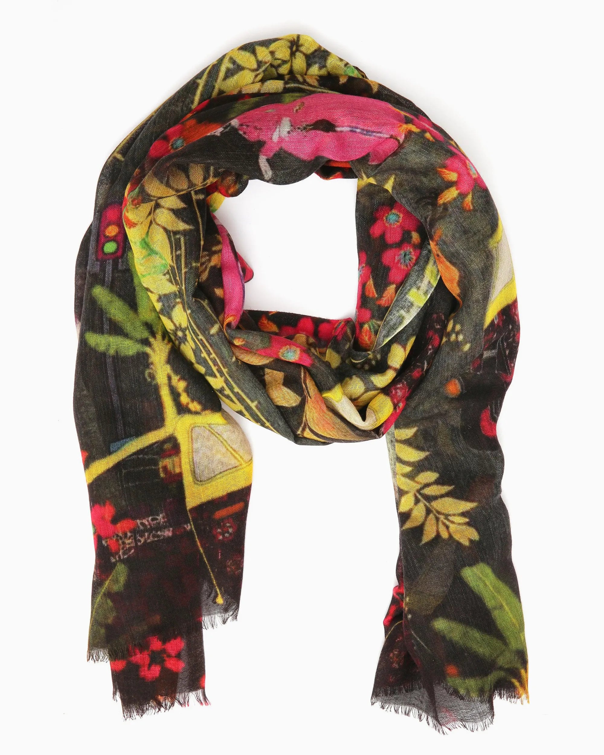 Printed Wool Scarf
