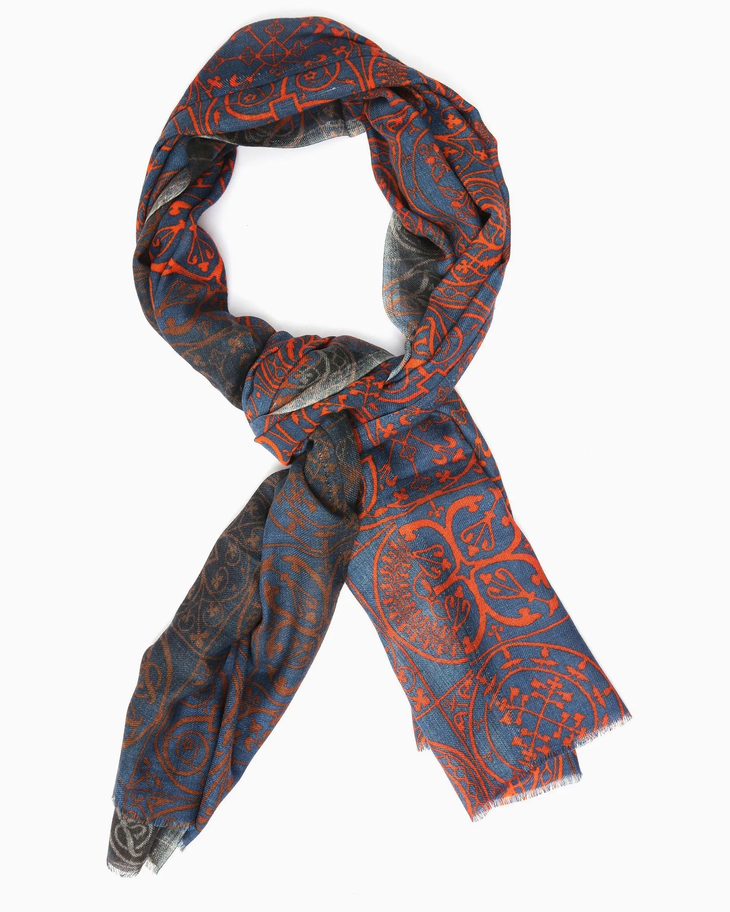 Printed Wool Scarf