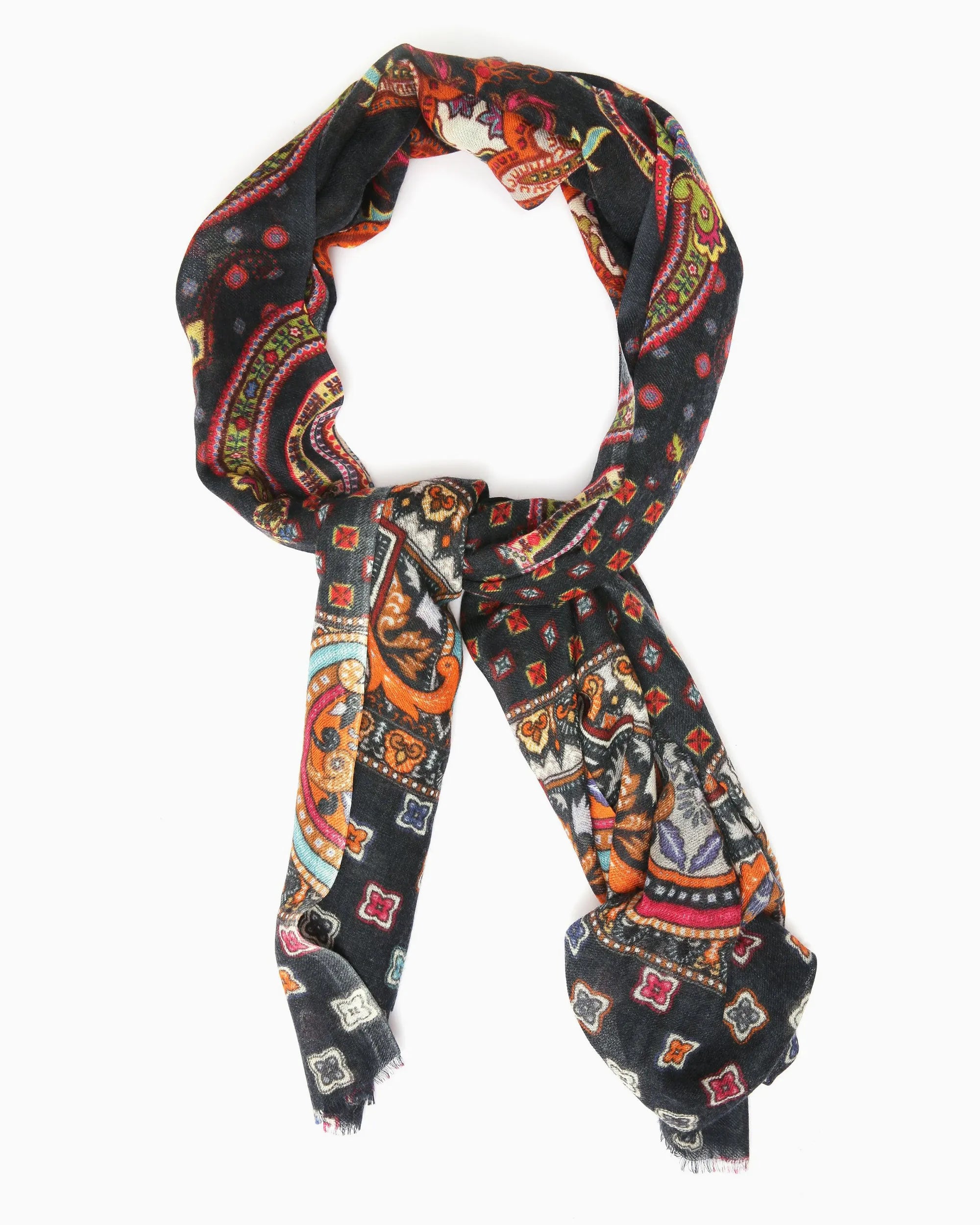 Printed Wool Scarf