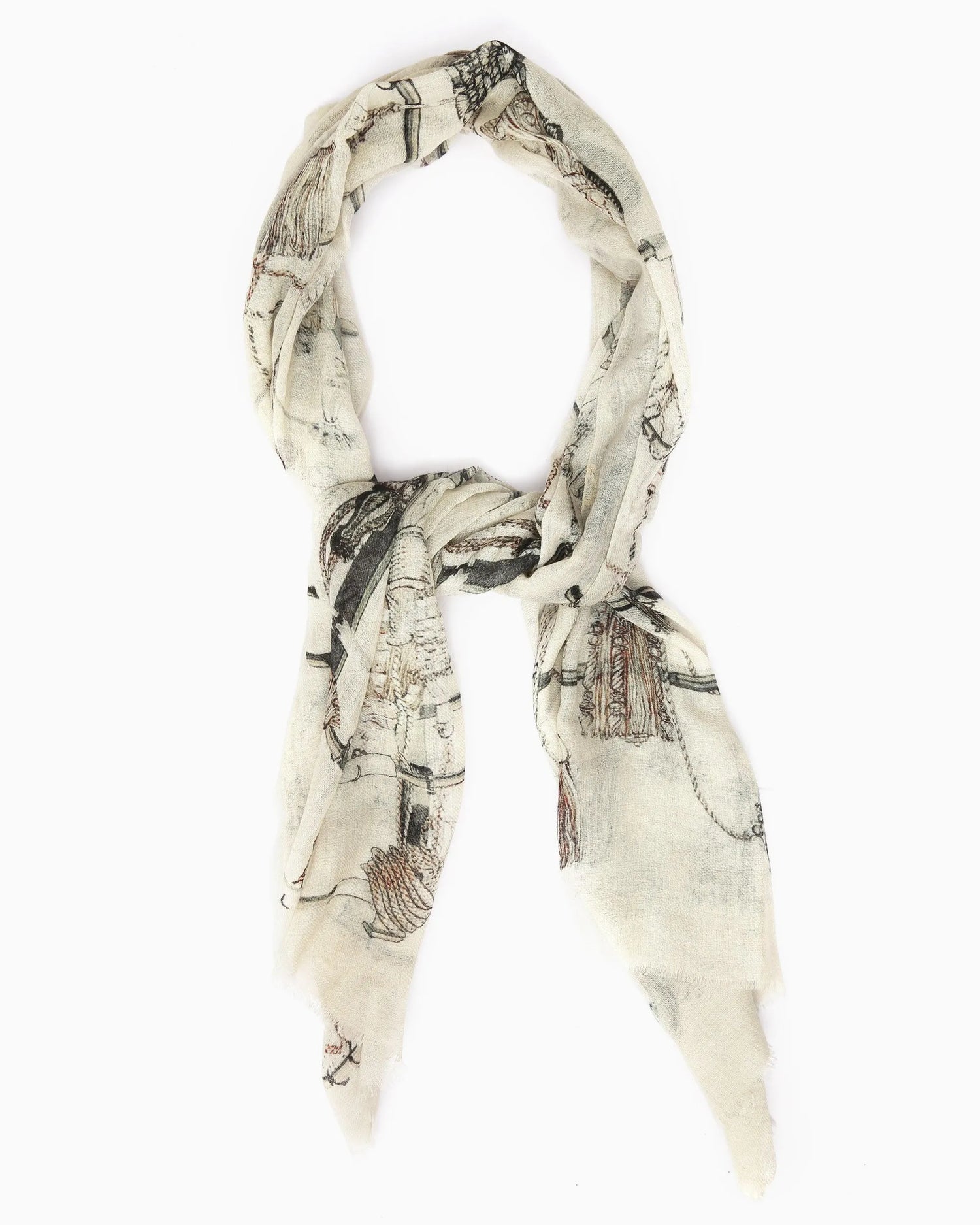 Printed Wool Scarf