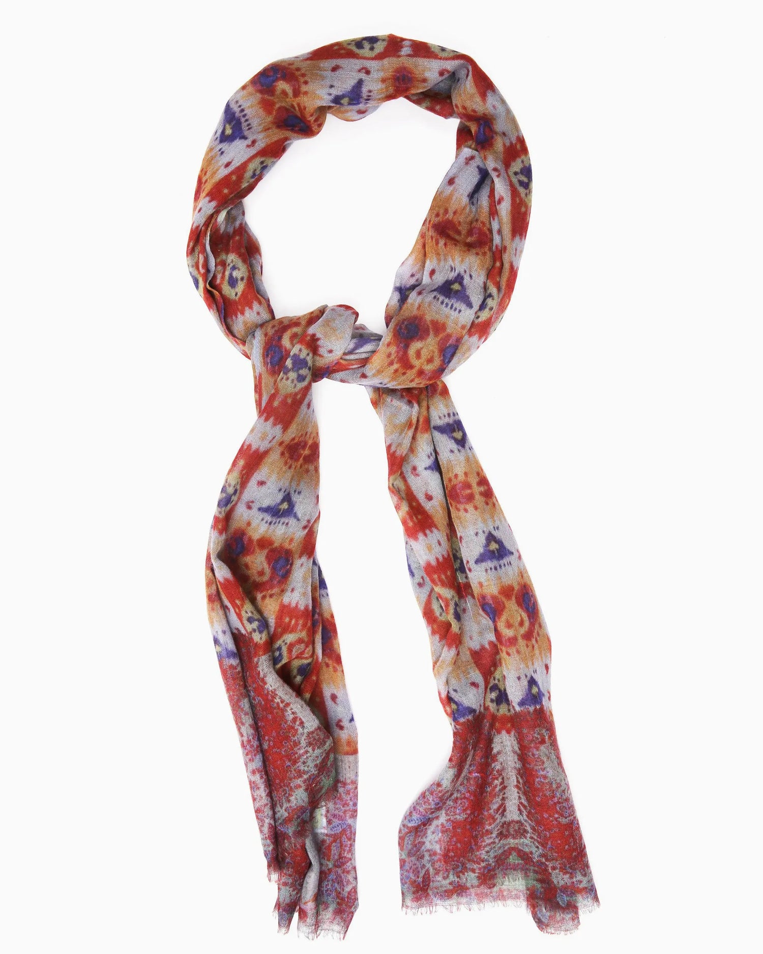 Printed Wool Scarf