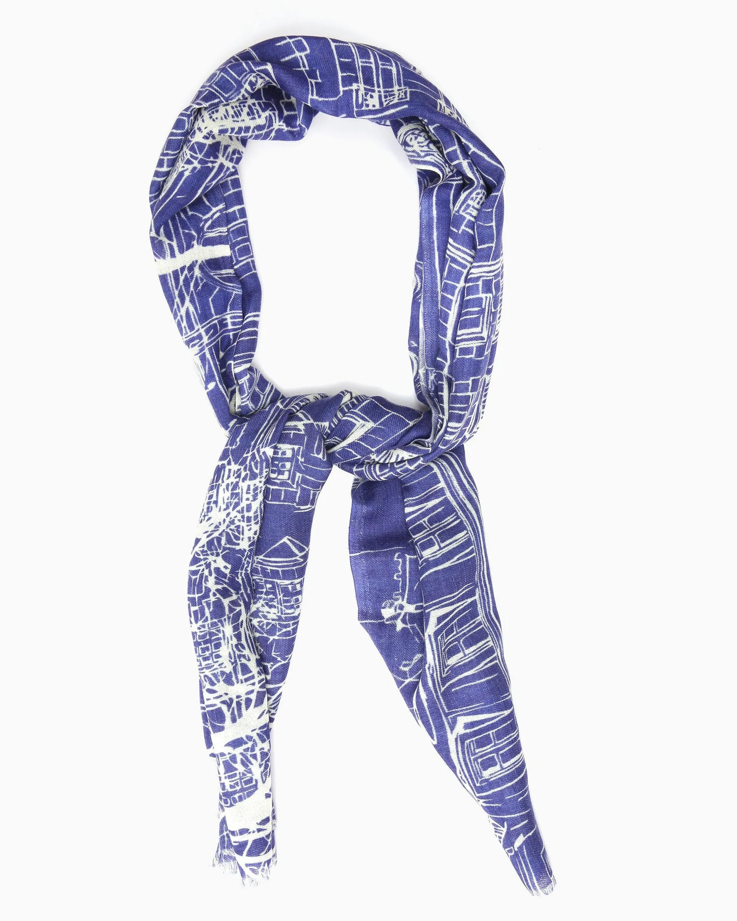 Printed Wool Scarf