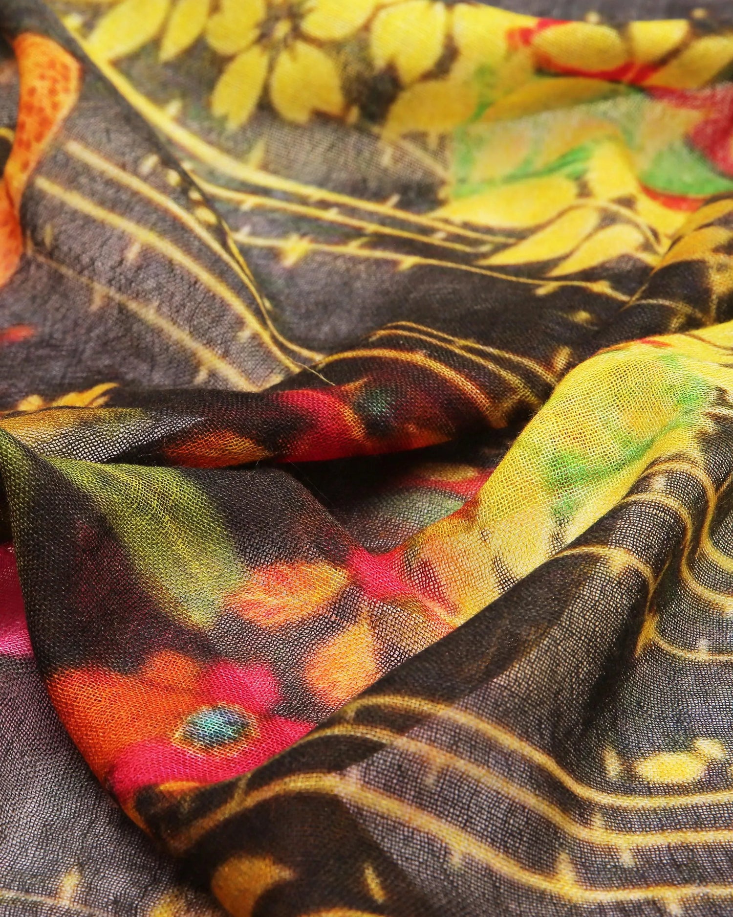 Printed Wool Scarf