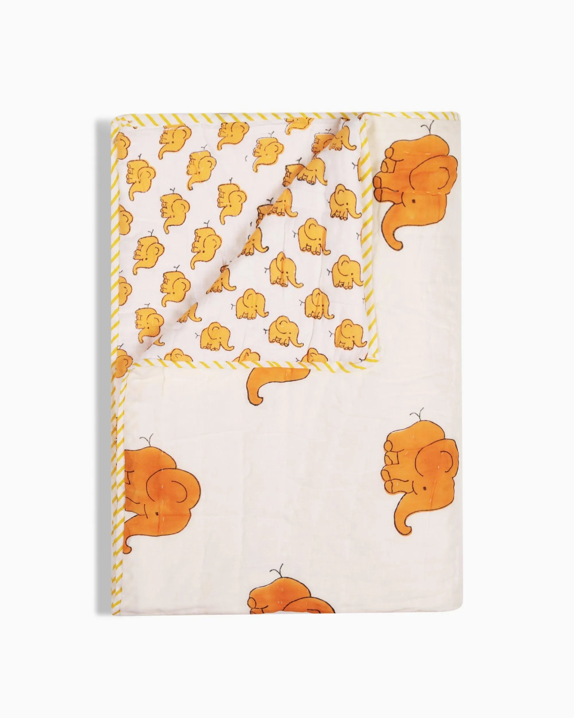 Sunshine Elephant Baby Quilt