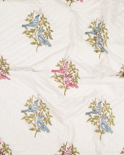 Whimsical Birds Baby Quilt | Singhvis