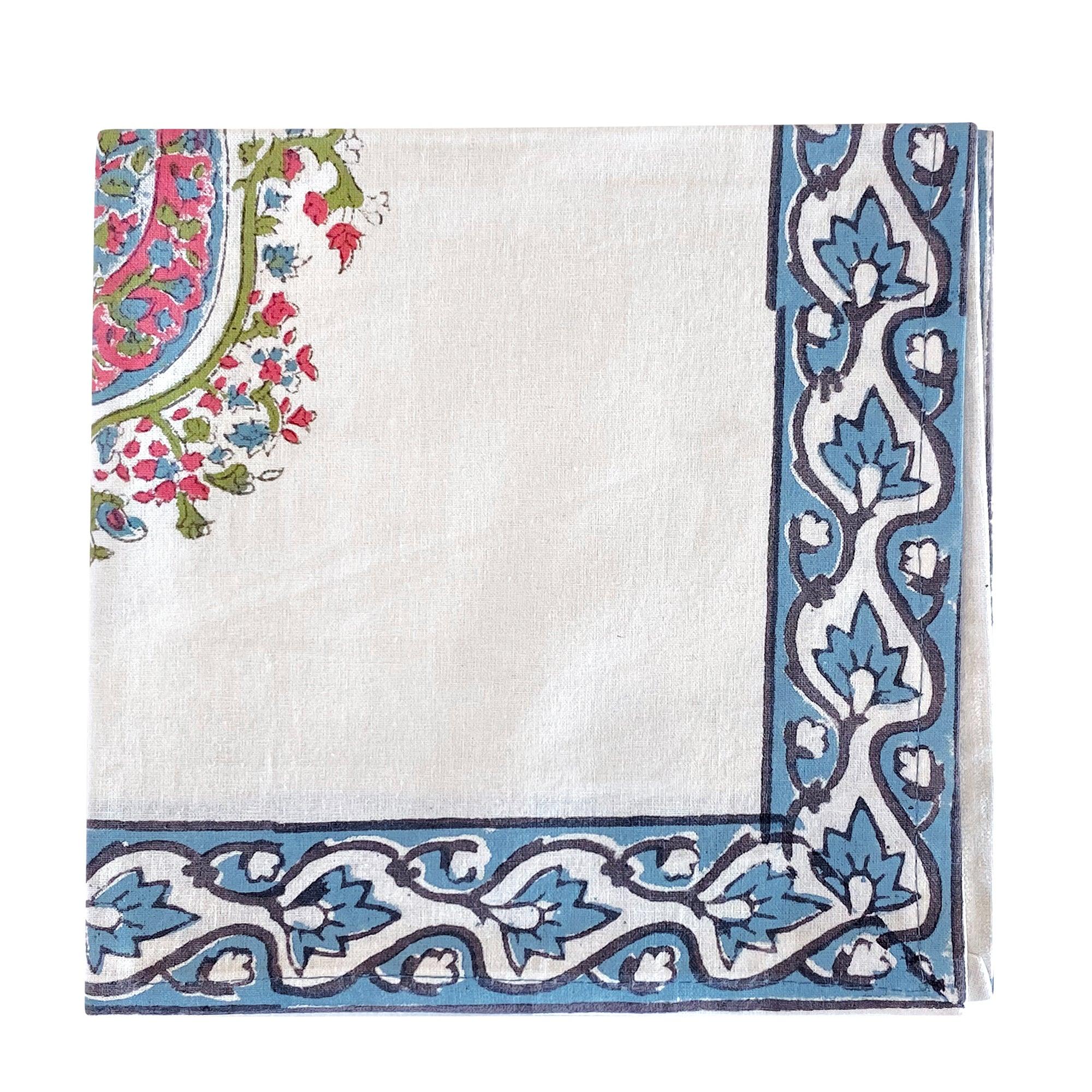 Paisley Placemats &amp; Napkins (Set of 12) - Singhvis