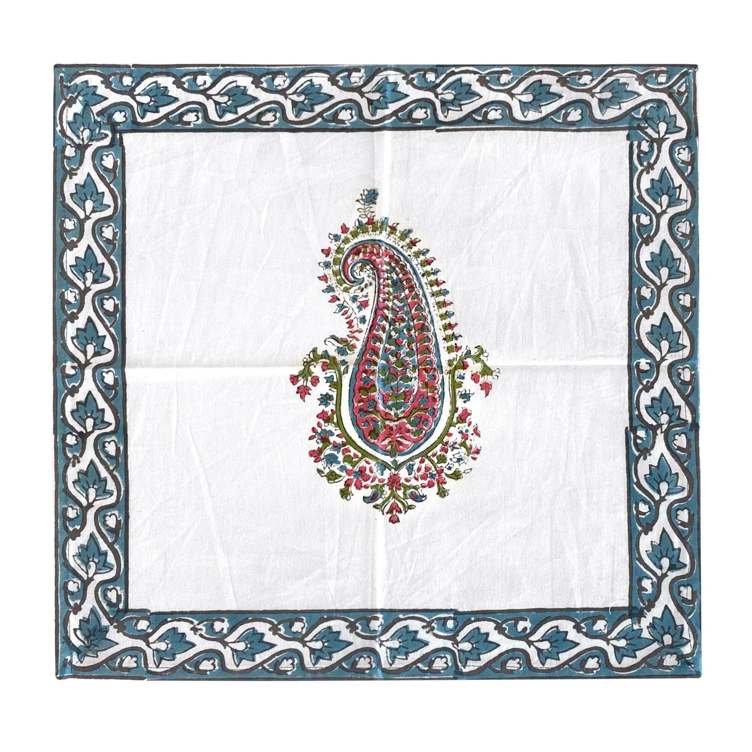 Paisley Placemats &amp; Napkins (Set of 12) - Singhvis