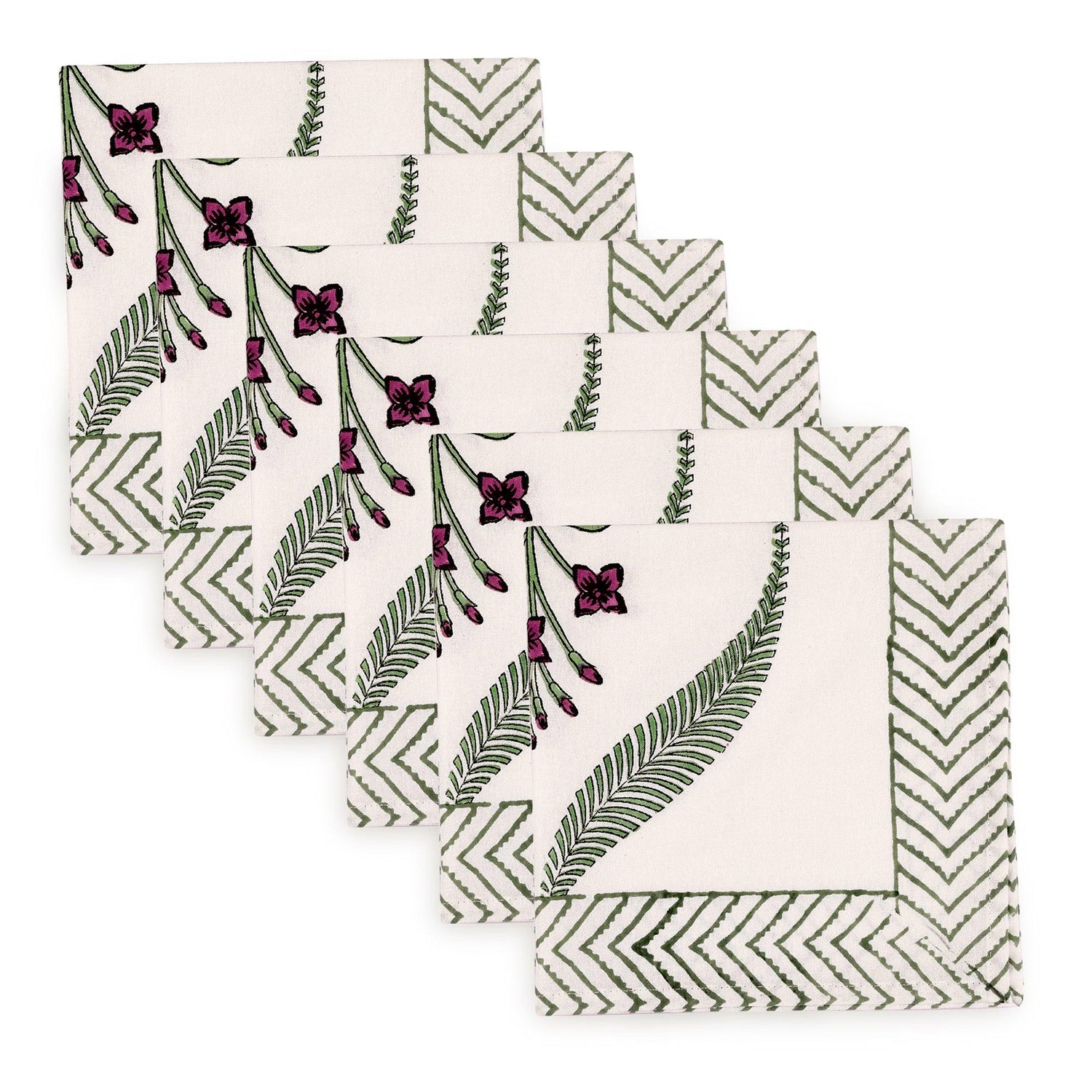 Petunia Placemats &amp; Napkins (Set of 12) - Singhvis