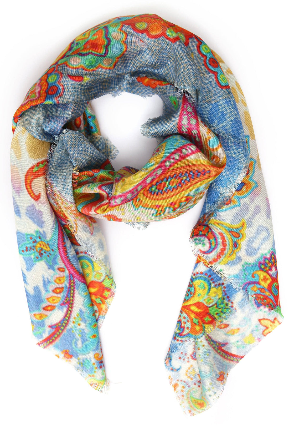 Printed Silk Scarf | Singhvis