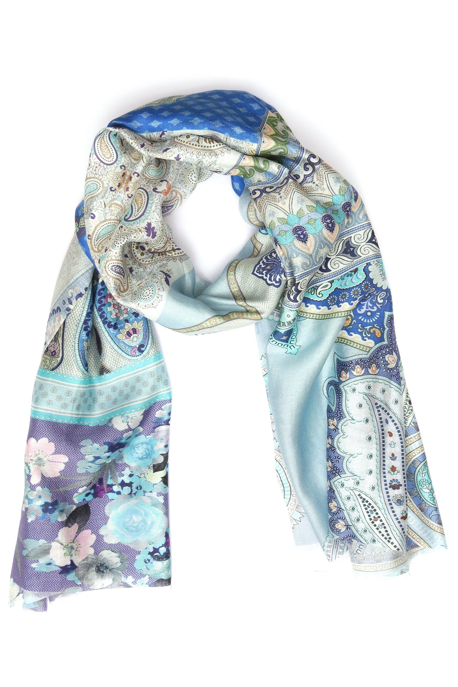 Printed Silk Scarf - Singhvis