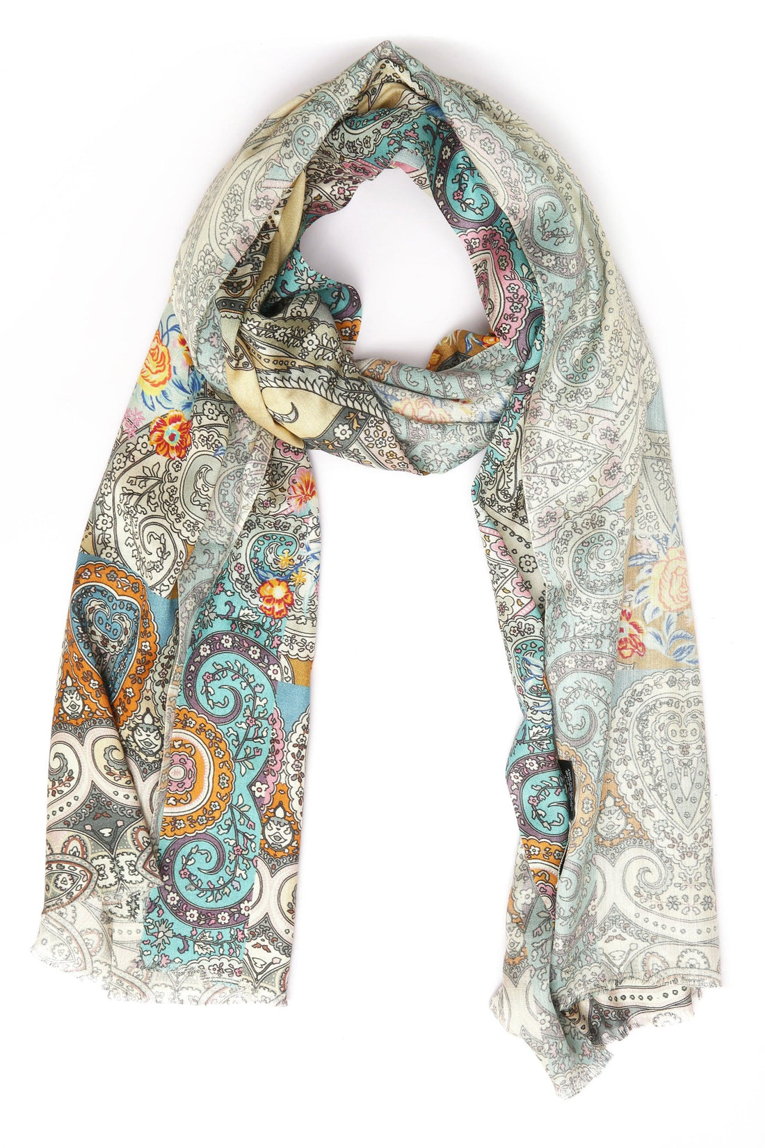 Printed Silk Scarf | Singhvis