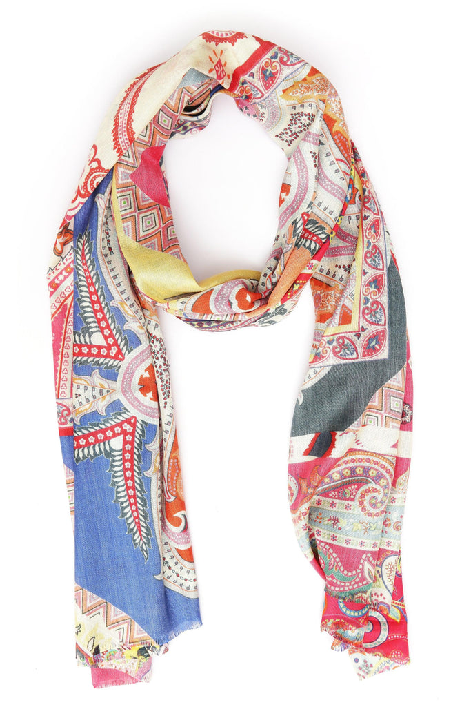 Printed Silk Scarf - SC-SILK-PI01