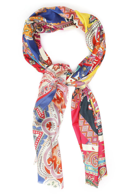 Printed Silk Scarf | Singhvis