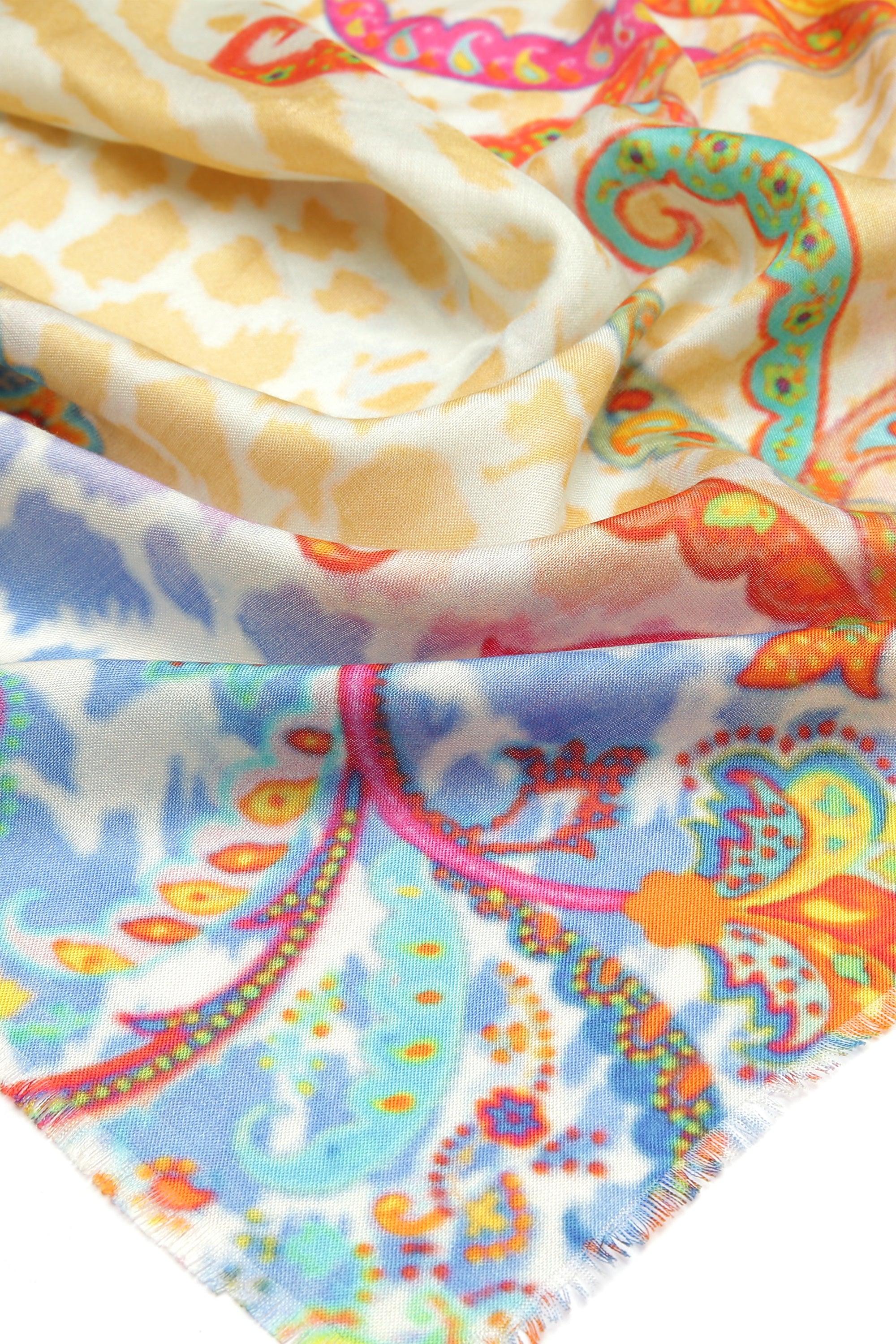 Printed Silk Scarf - Singhvis