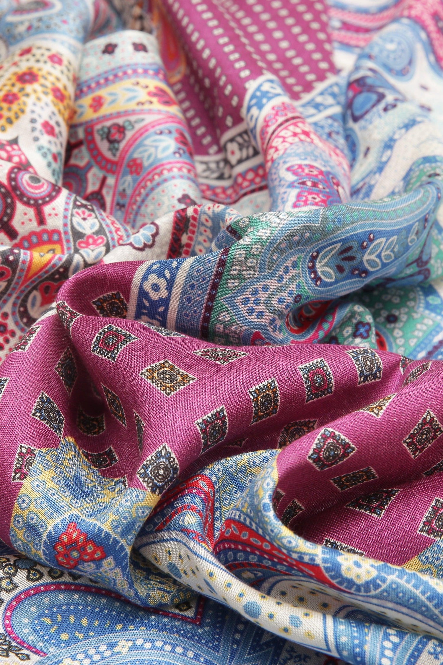 Printed Silk Scarf - SC-SILK-BL04