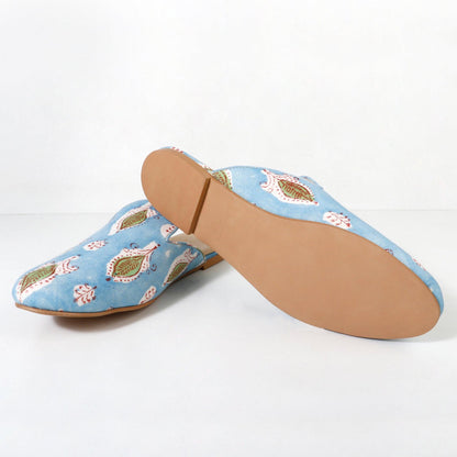 Santa Maria Mule - Blue | Singhvis